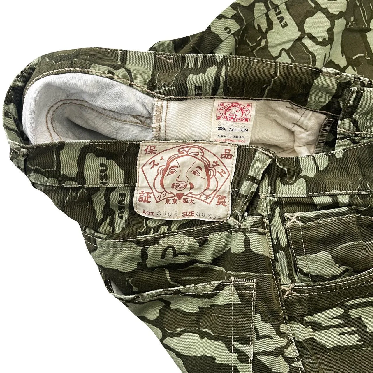 Evisu Camo Jeans - W30"