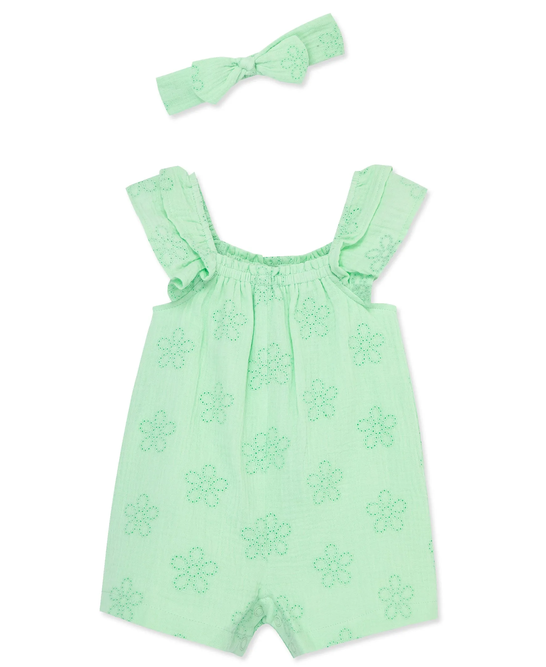 Eyelet Gauze Romper (12M-24M)