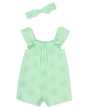 Eyelet Gauze Romper (12M-24M)
