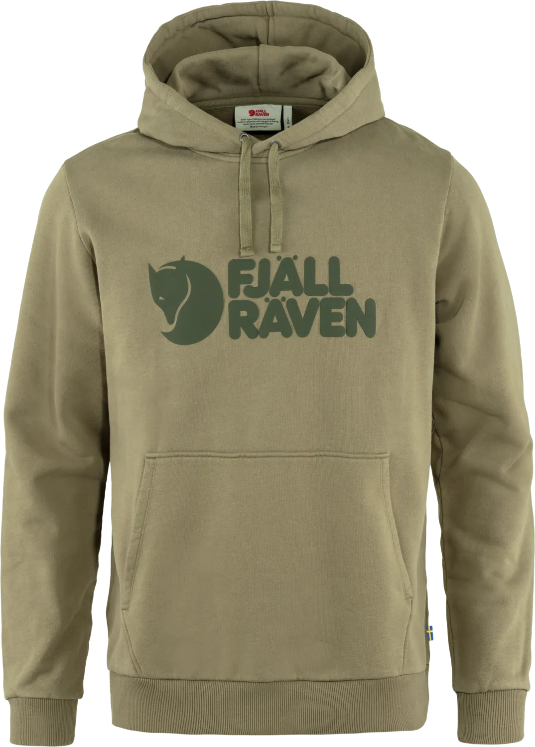 Fjällräven Men&#x27;s Fjällräven Logo Hoodie Light Olive | Buy Fjällräven Men&#x27;s Fjällräven Logo Hoodie Light Olive here | Outnorth