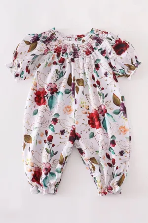 Floral Ruffle Romper