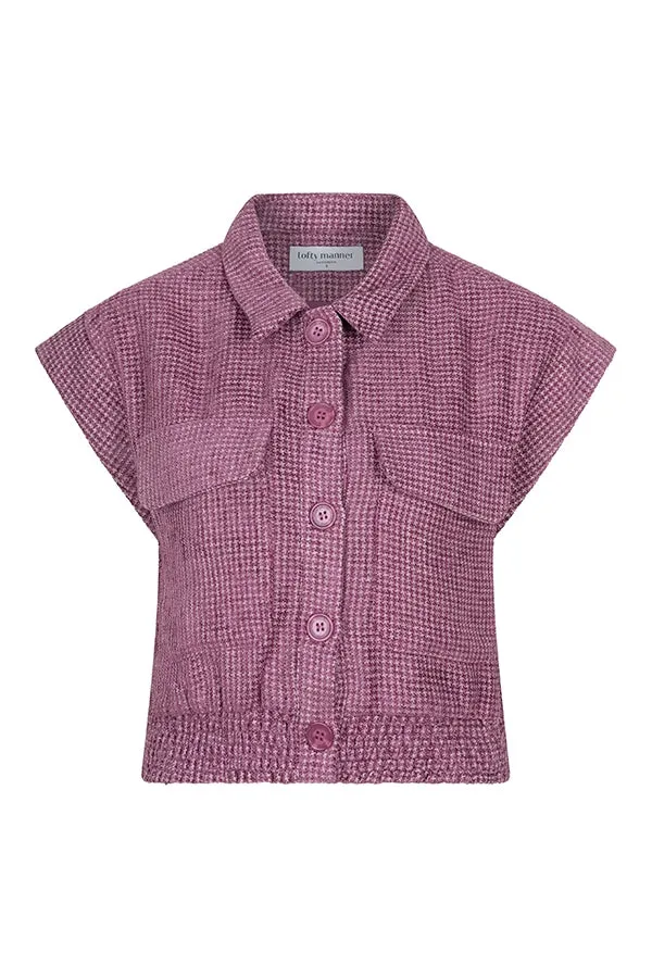 Gilet Ayla | Plum