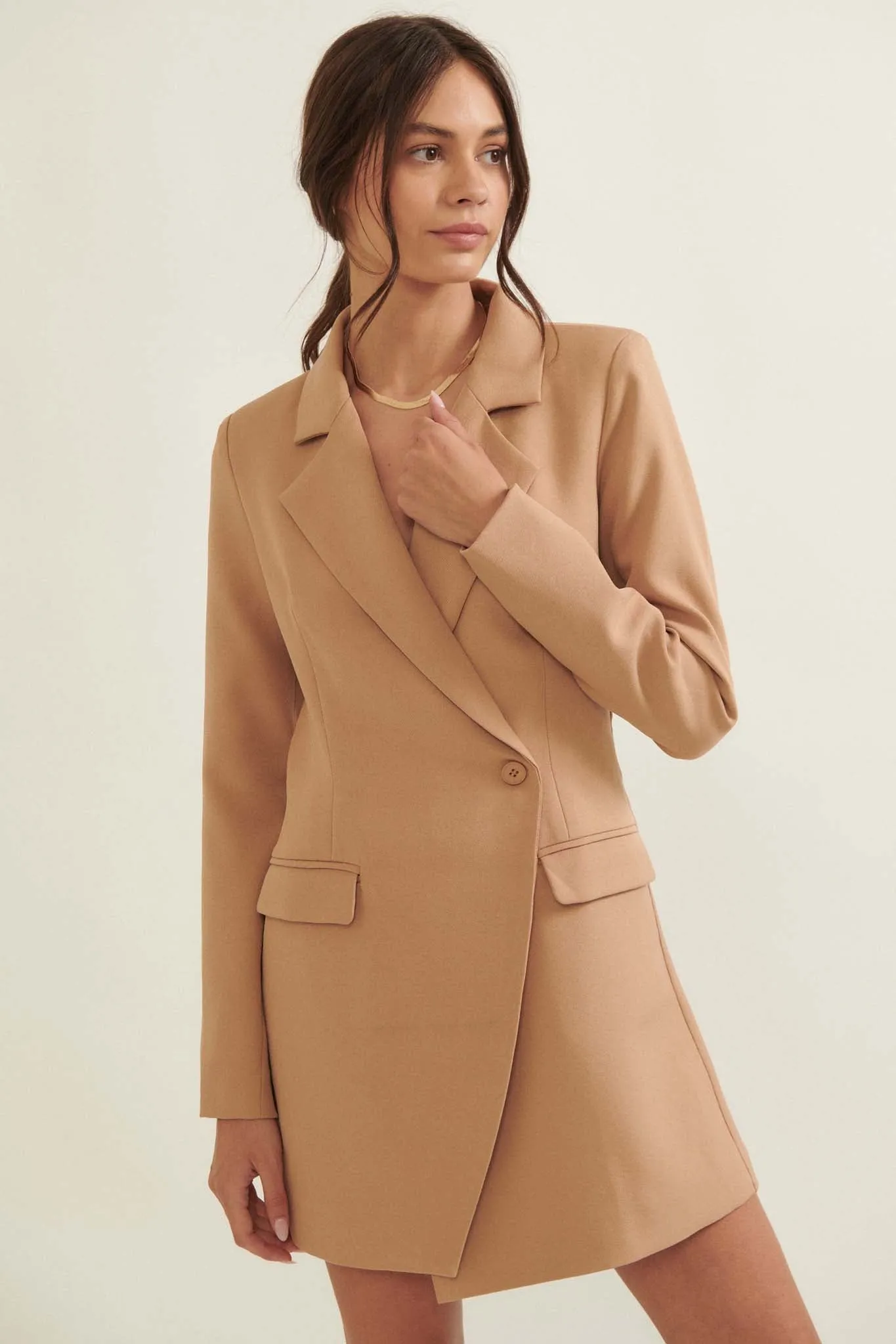 Going Corporate Double-Breasted Blazer Romper