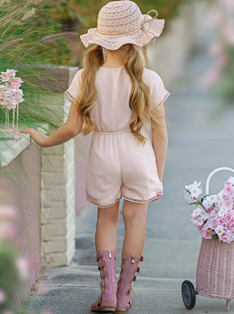 Graceful Beauty Short Sleeved Romper