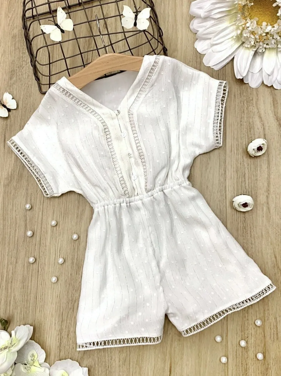 Graceful Beauty Short Sleeved Romper