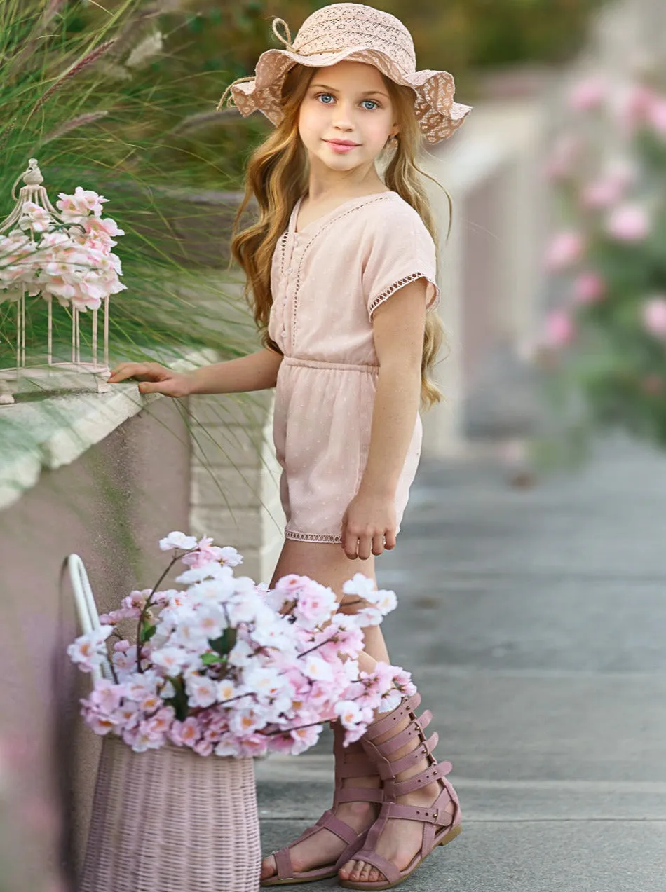 Graceful Beauty Short Sleeved Romper