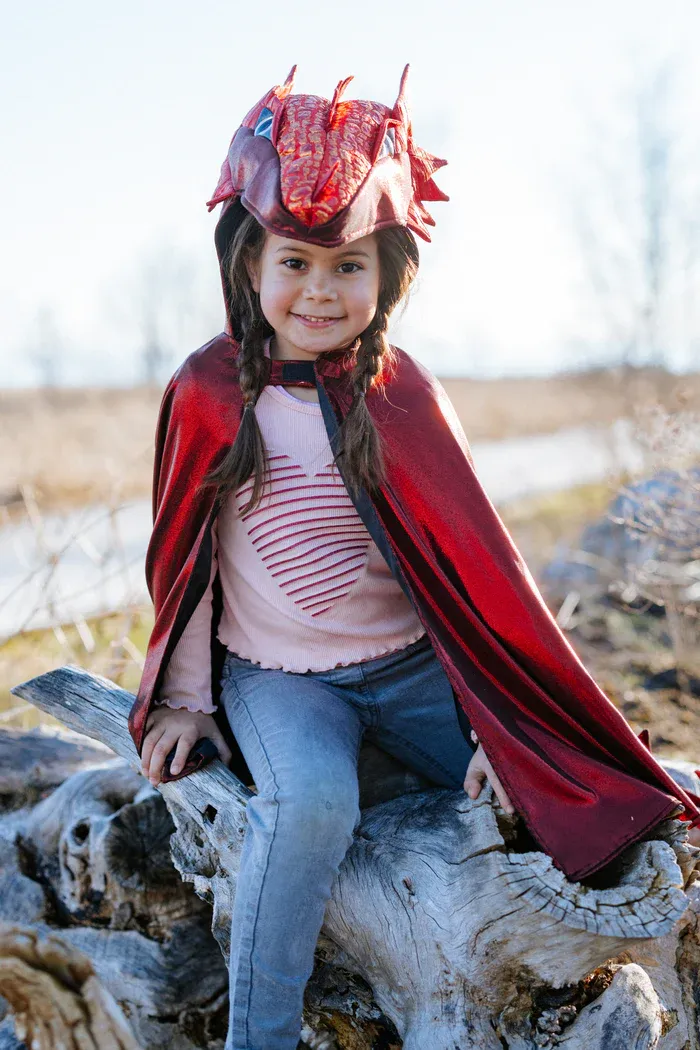 Great Pretenders Ruby The Metallic Dragon Cape