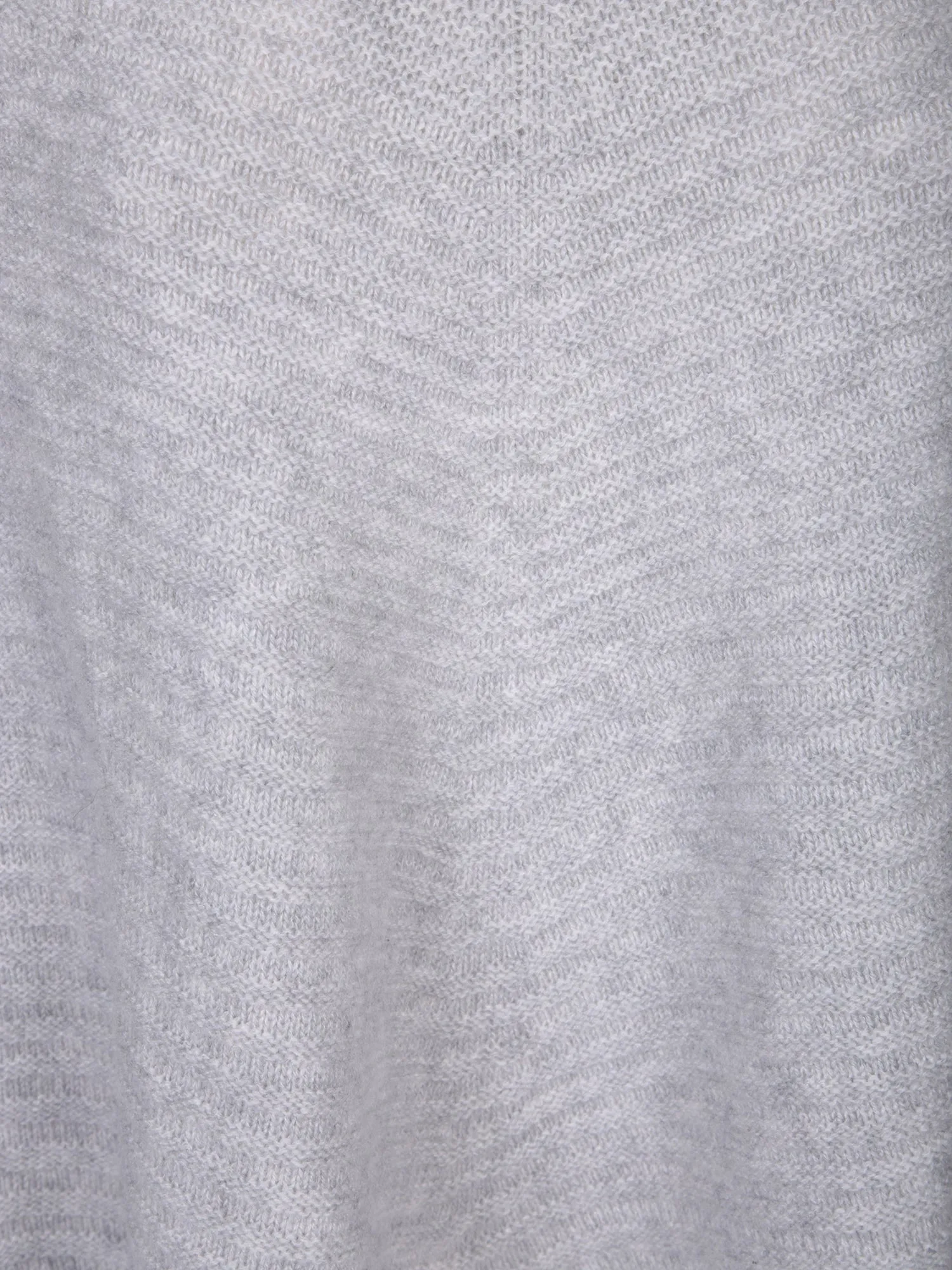 Grey knitted cape