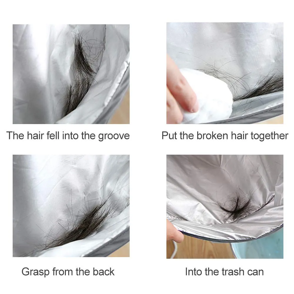 Hair Cutting Cape,Haircut Capes Umbrella for Kids and Adults, Waterproof Professional Salon Barber Supplies,Hair Catcher for Haircuts Accessories