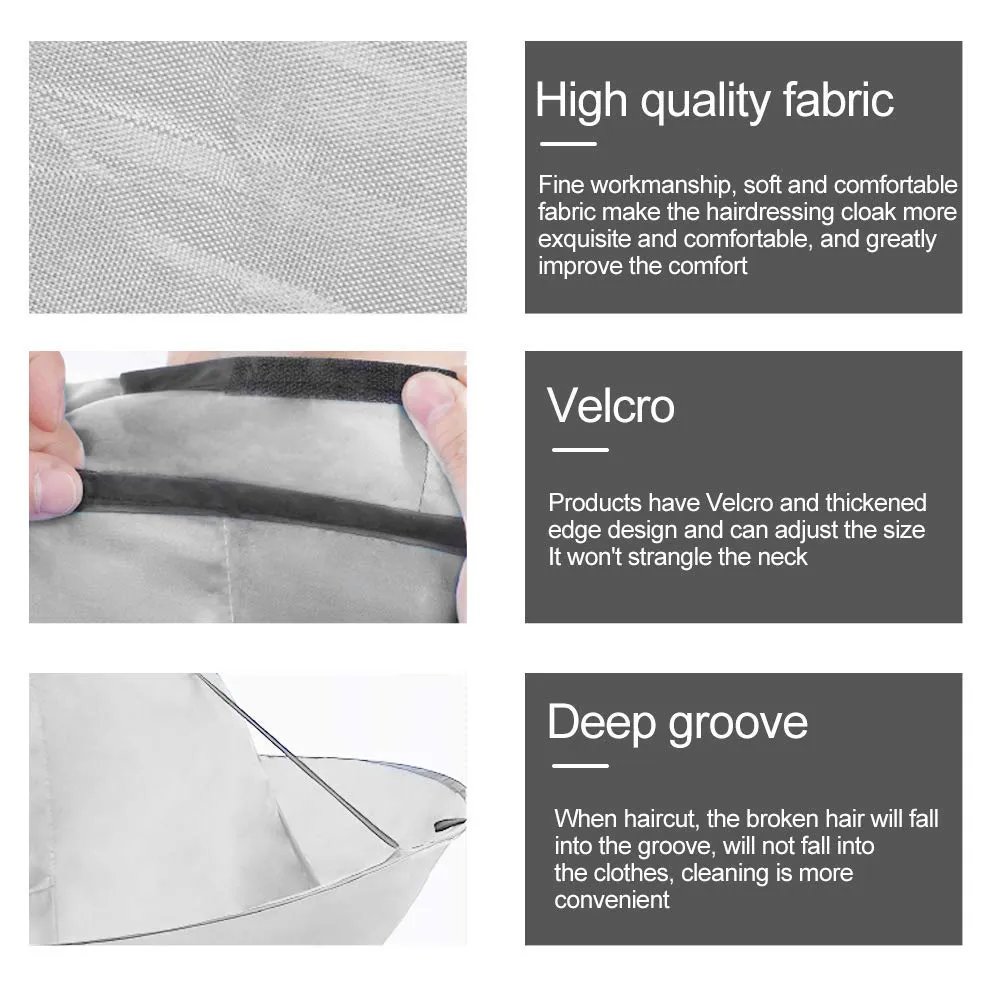 Hair Cutting Cape,Haircut Capes Umbrella for Kids and Adults, Waterproof Professional Salon Barber Supplies,Hair Catcher for Haircuts Accessories