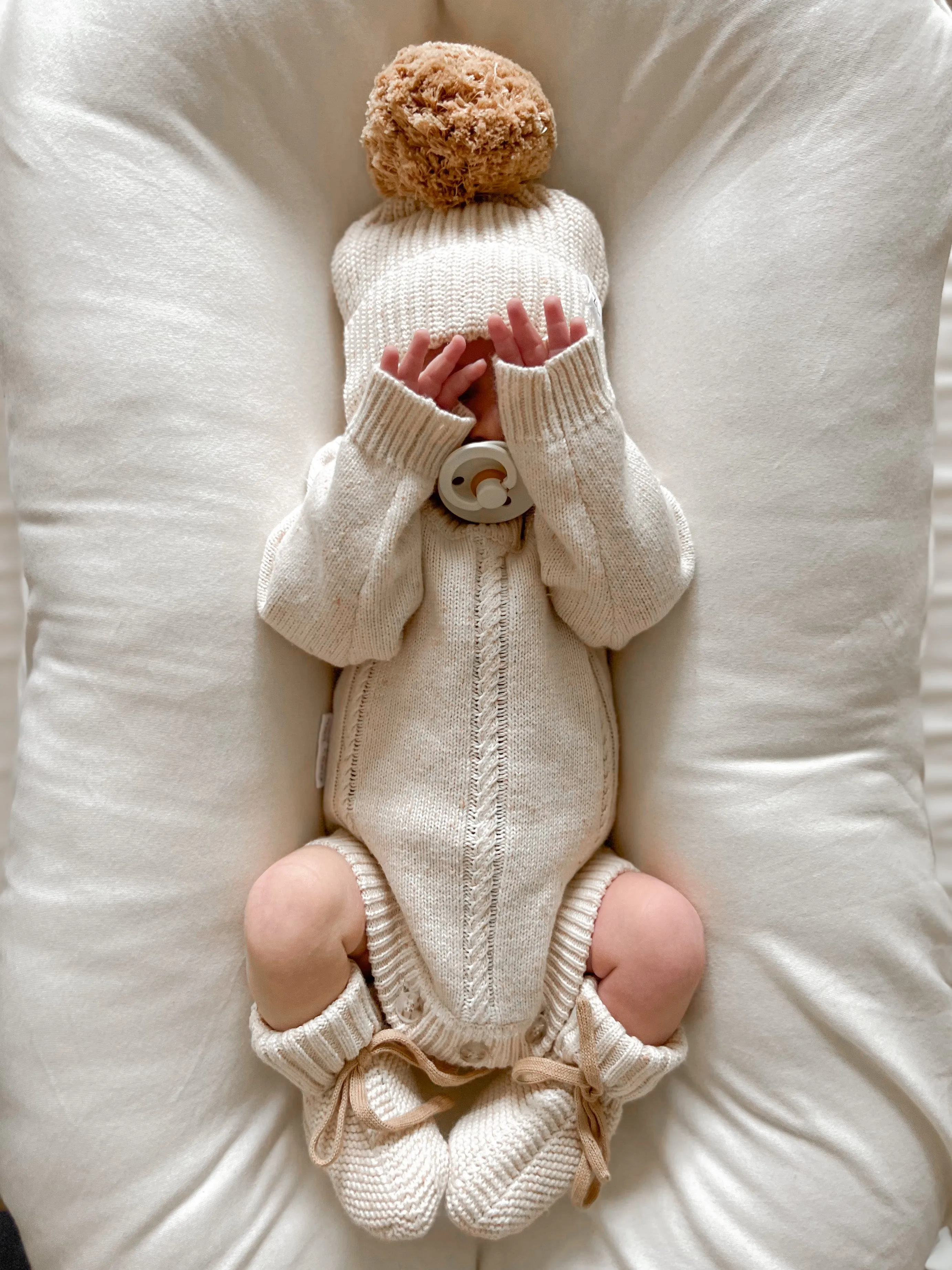 Heirloom Romper | Biscotti Fleck