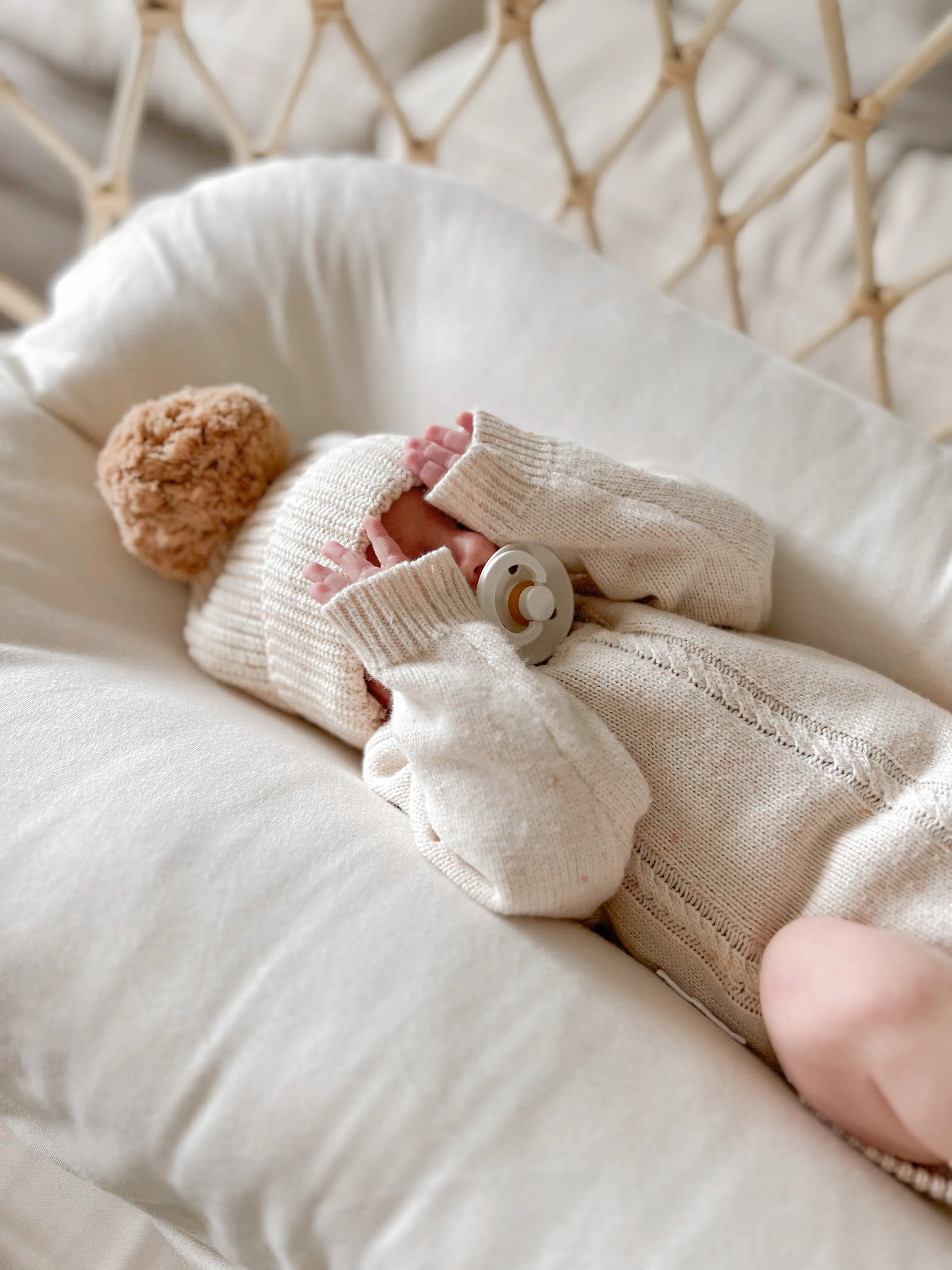 Heirloom Romper | Biscotti Fleck
