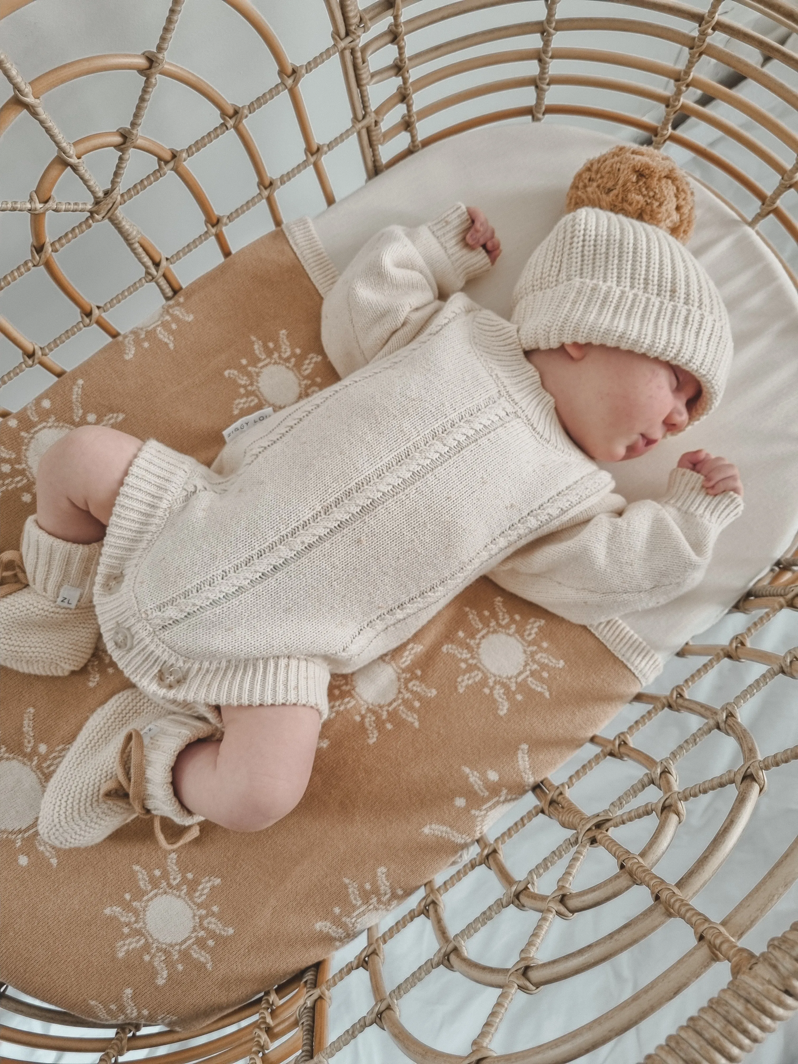 Heirloom Romper | Biscotti Fleck