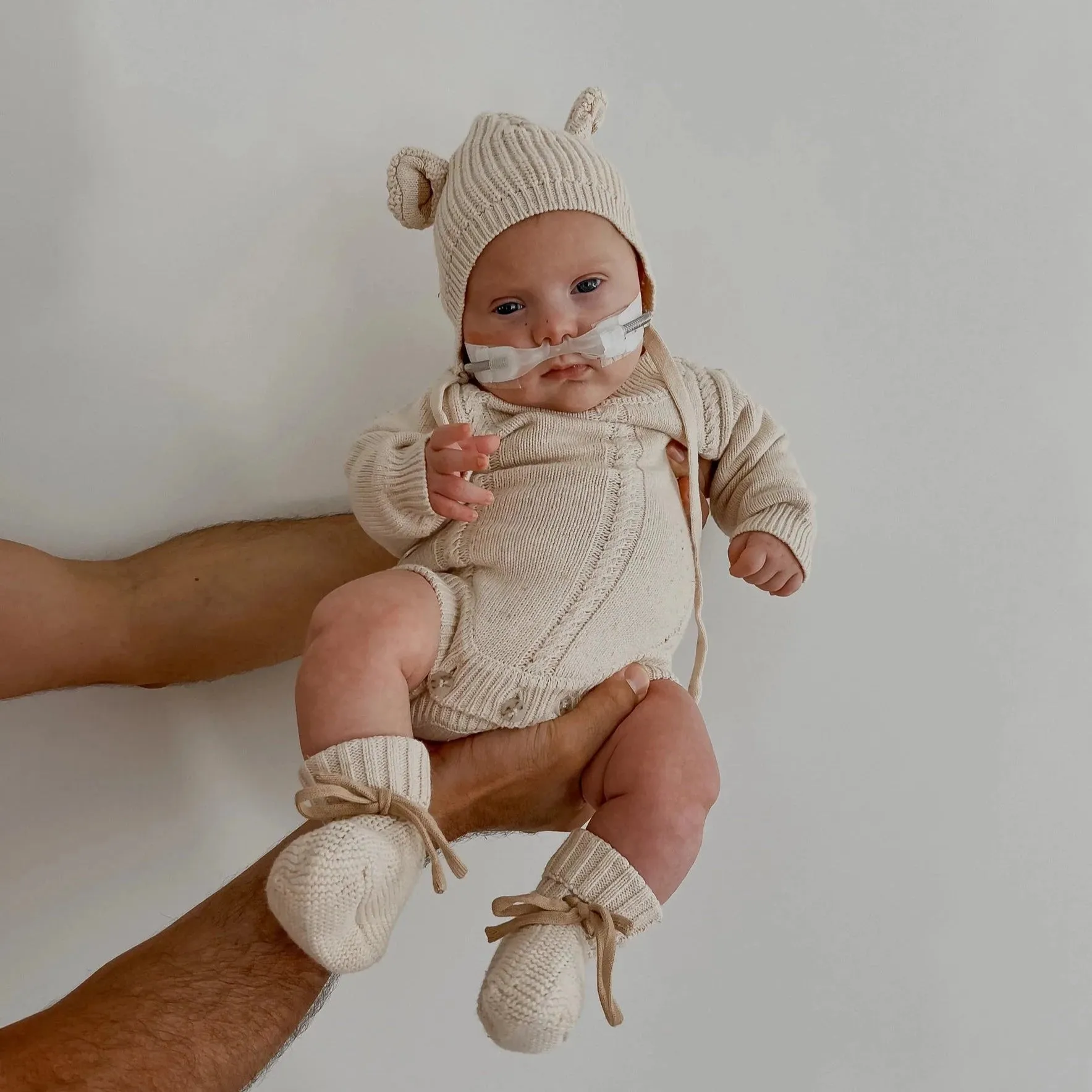 Heirloom Romper | Biscotti Fleck