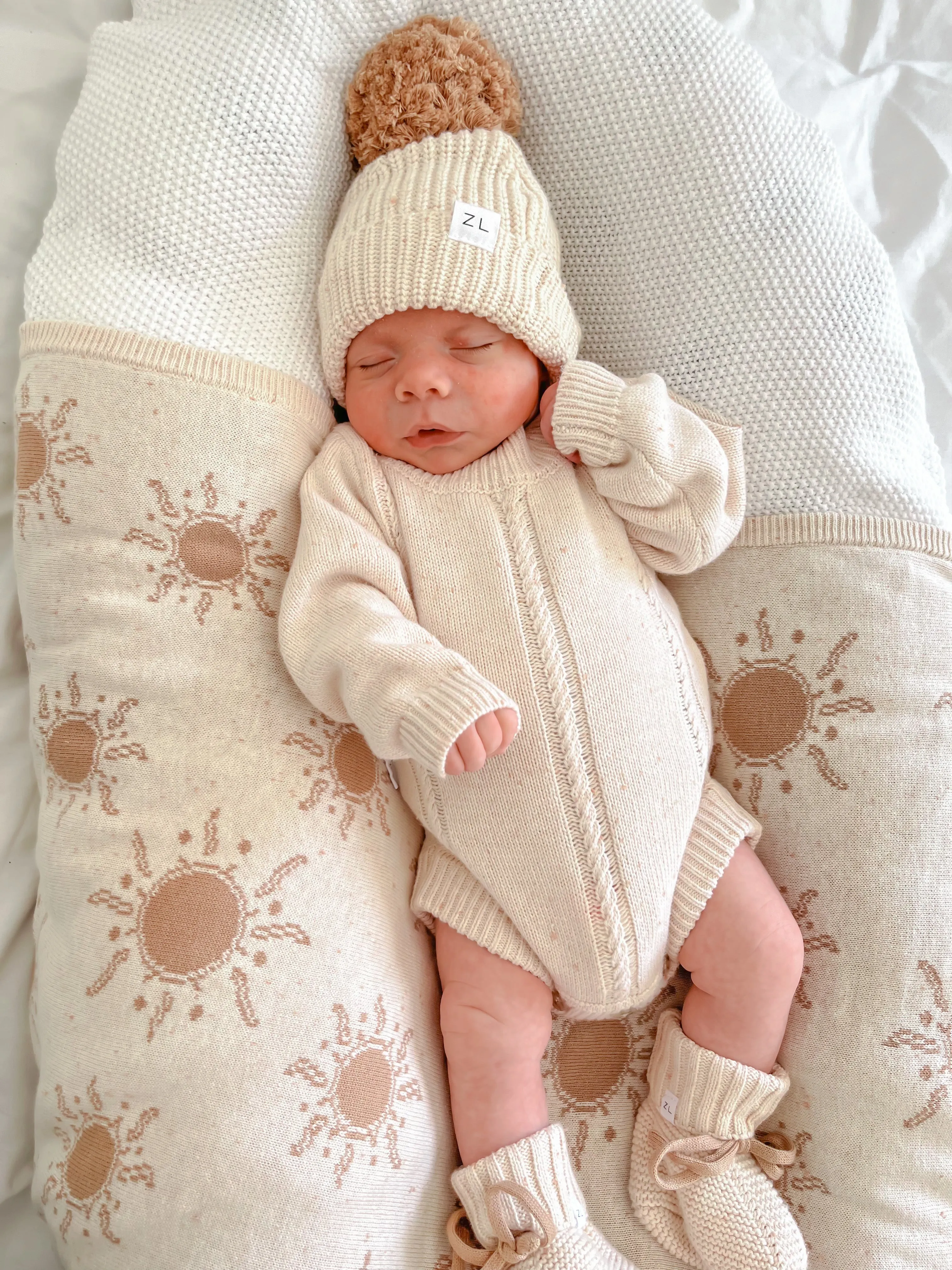 Heirloom Romper | Biscotti Fleck