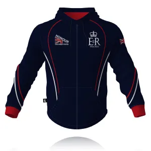 Honour Our Armed Forces - Queen Elizabeth II Memorial - Full Zip Embroidered Hoodie