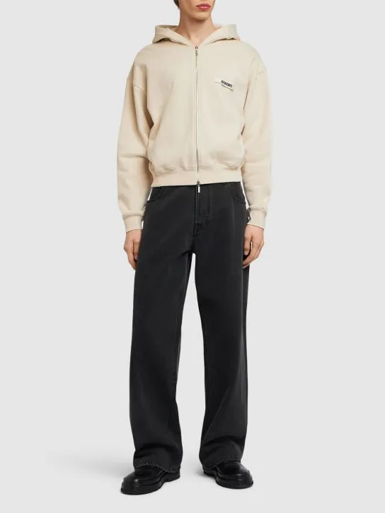 Jacquemus   Le Hoodie Gros Grain zip-up sweatshirt 