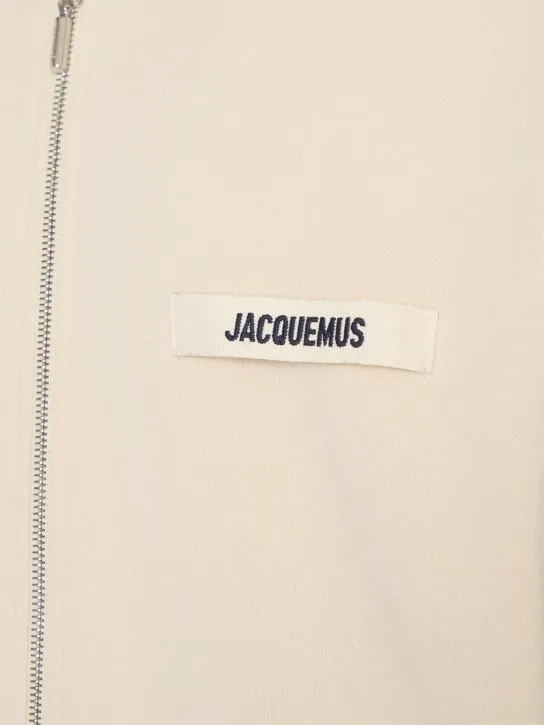 Jacquemus   Le Hoodie Gros Grain zip-up sweatshirt 