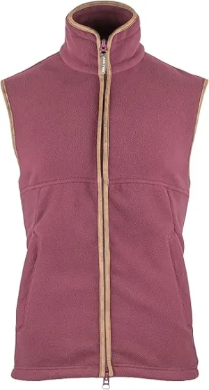 JP Mens Countryman Fleece Gilet Burgundy