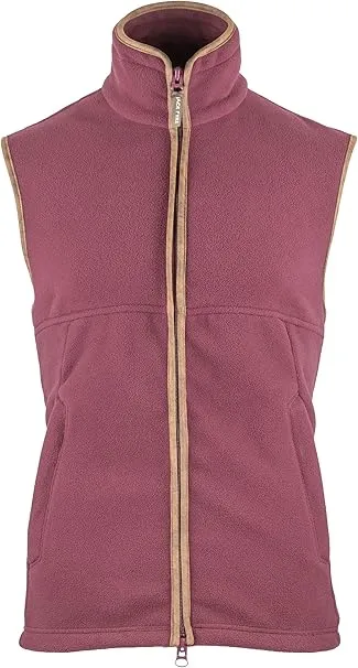 JP Mens Countryman Fleece Gilet Burgundy