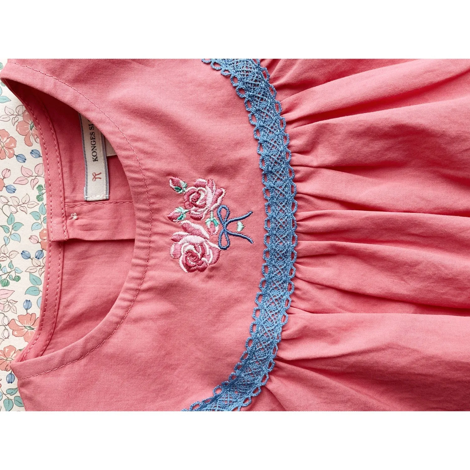 Konges Sløjd Strawberry Ice Nella Romper GOTS