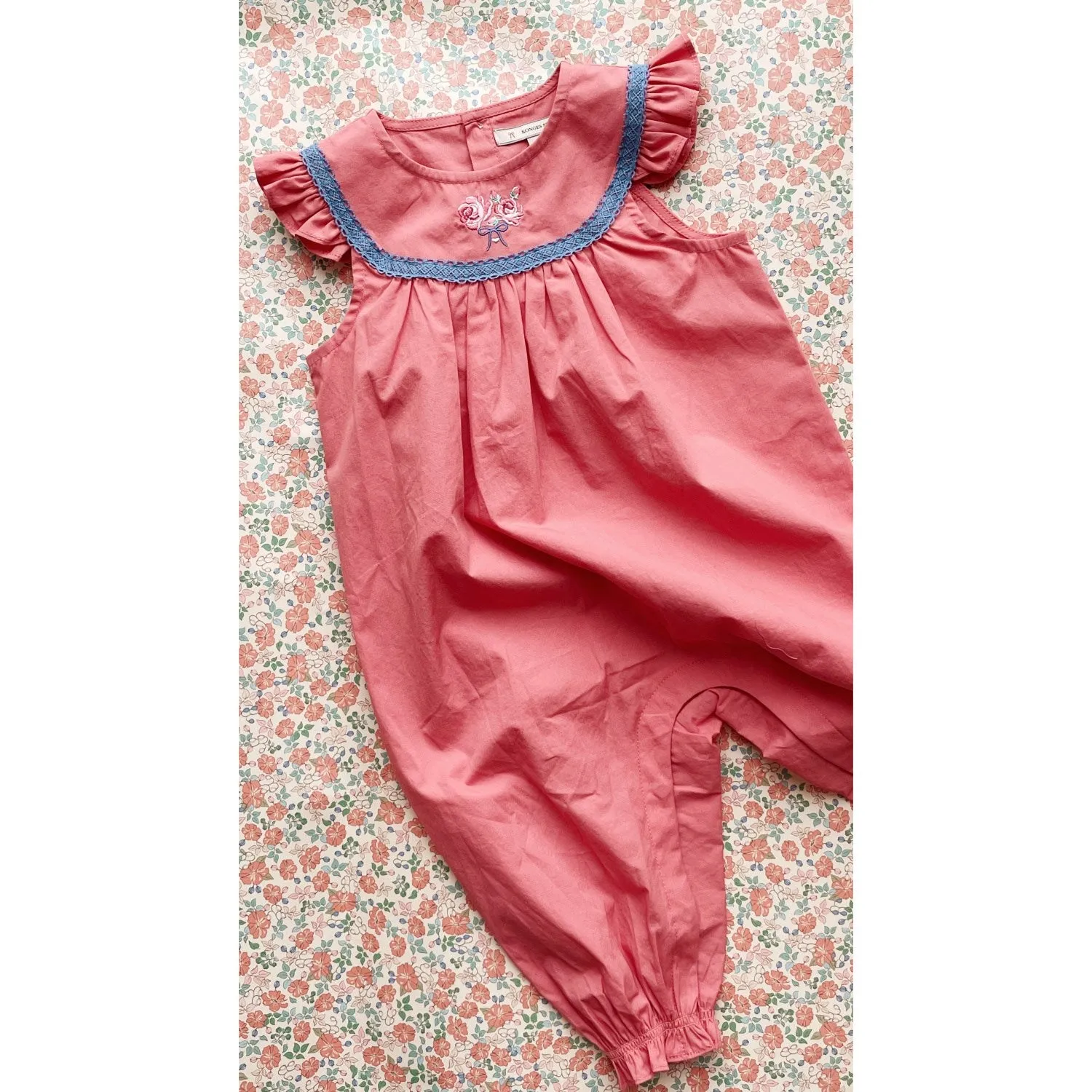 Konges Sløjd Strawberry Ice Nella Romper GOTS