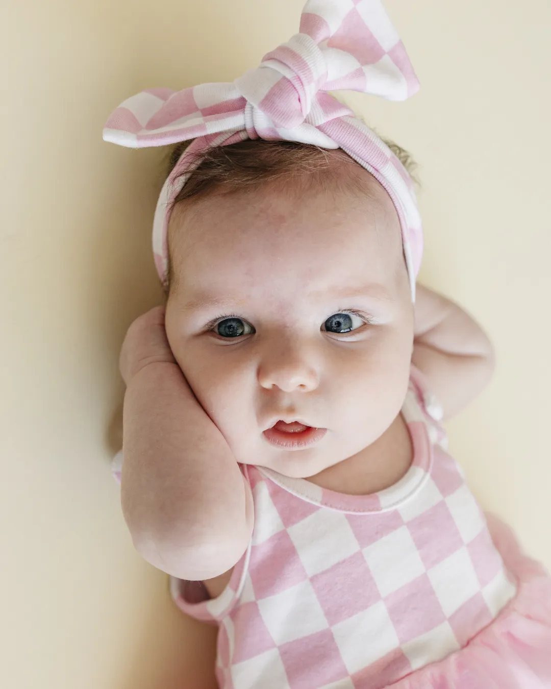 LPK Tutu Romper - Checkered Pink