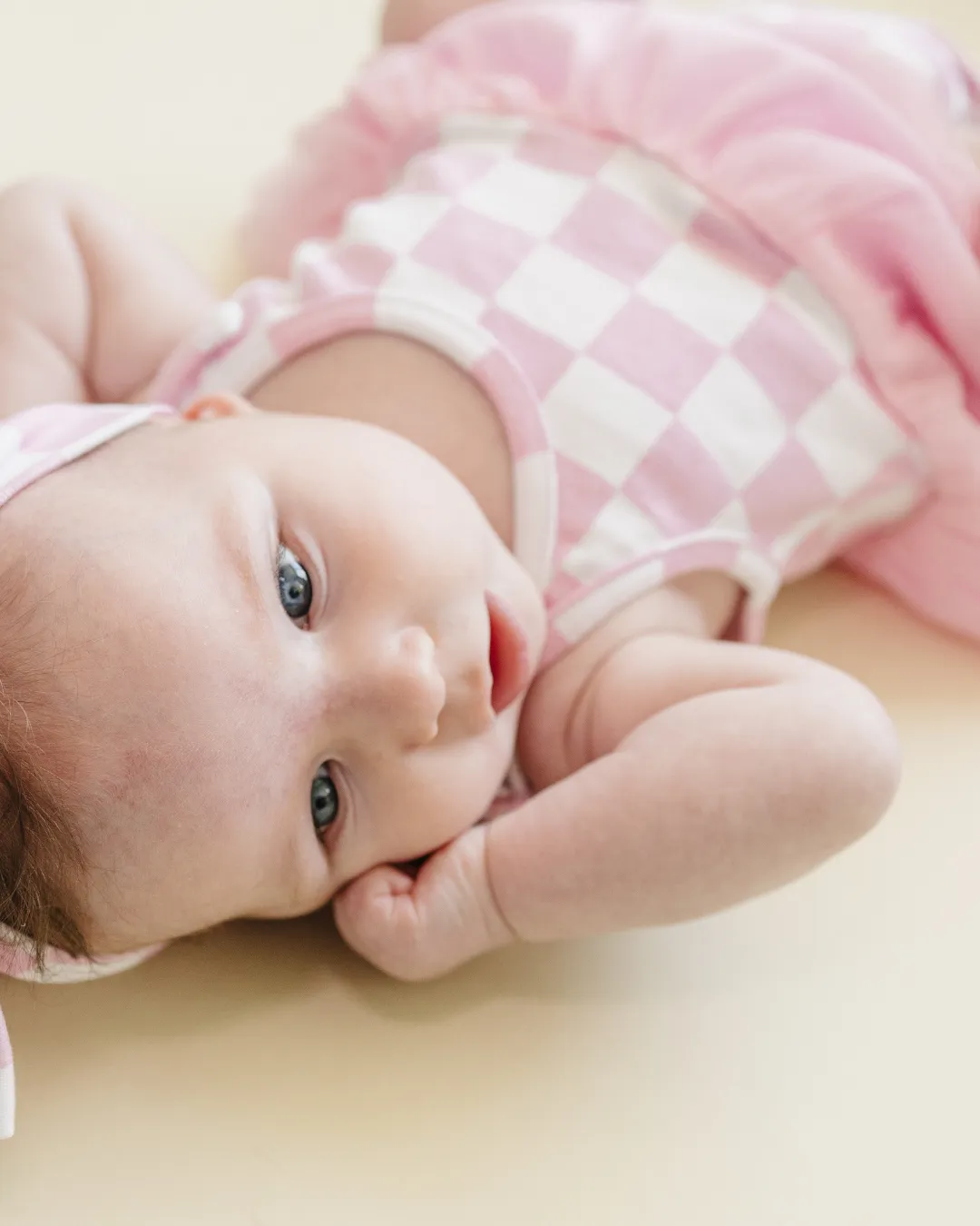 LPK Tutu Romper - Checkered Pink