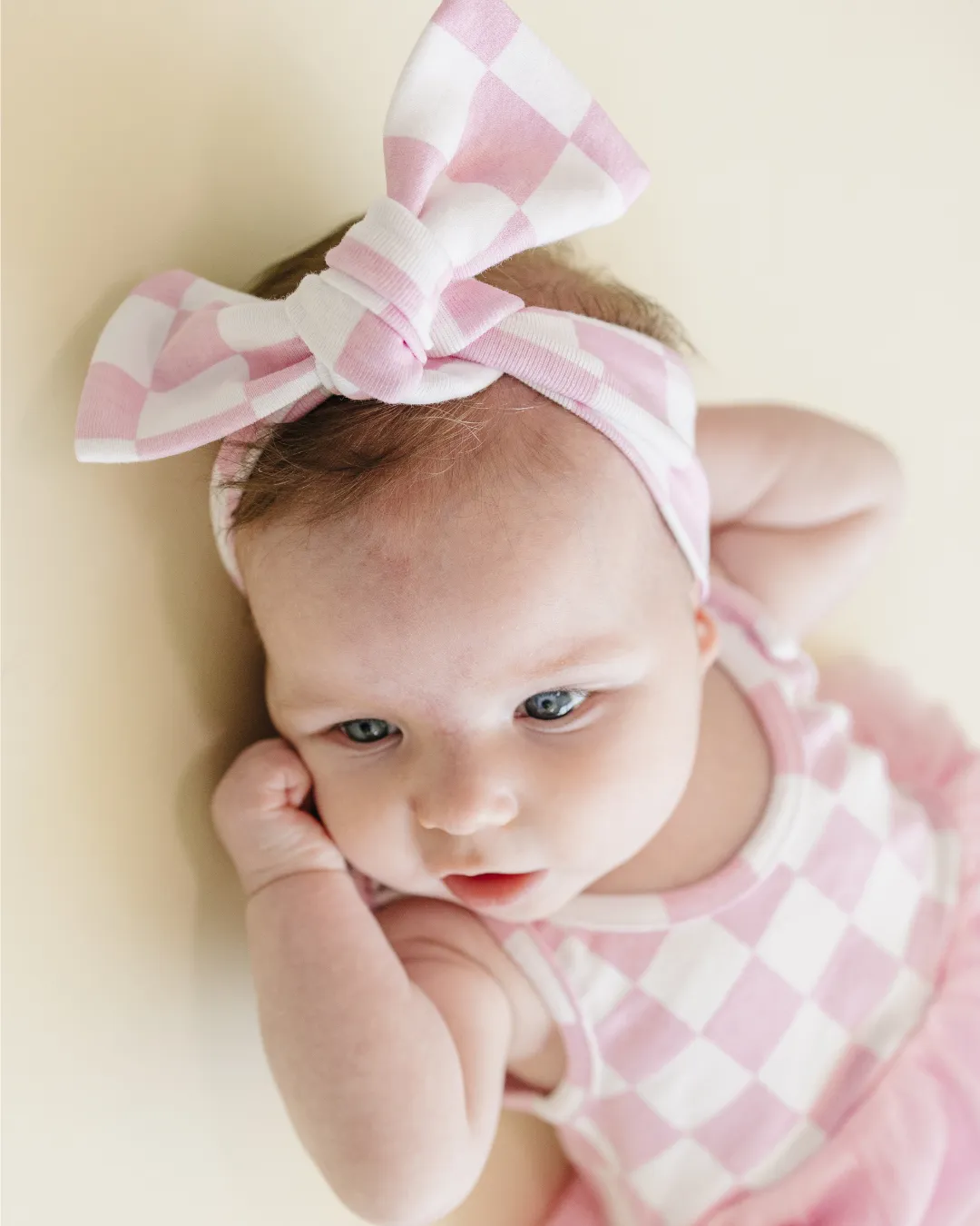 LPK Tutu Romper - Checkered Pink