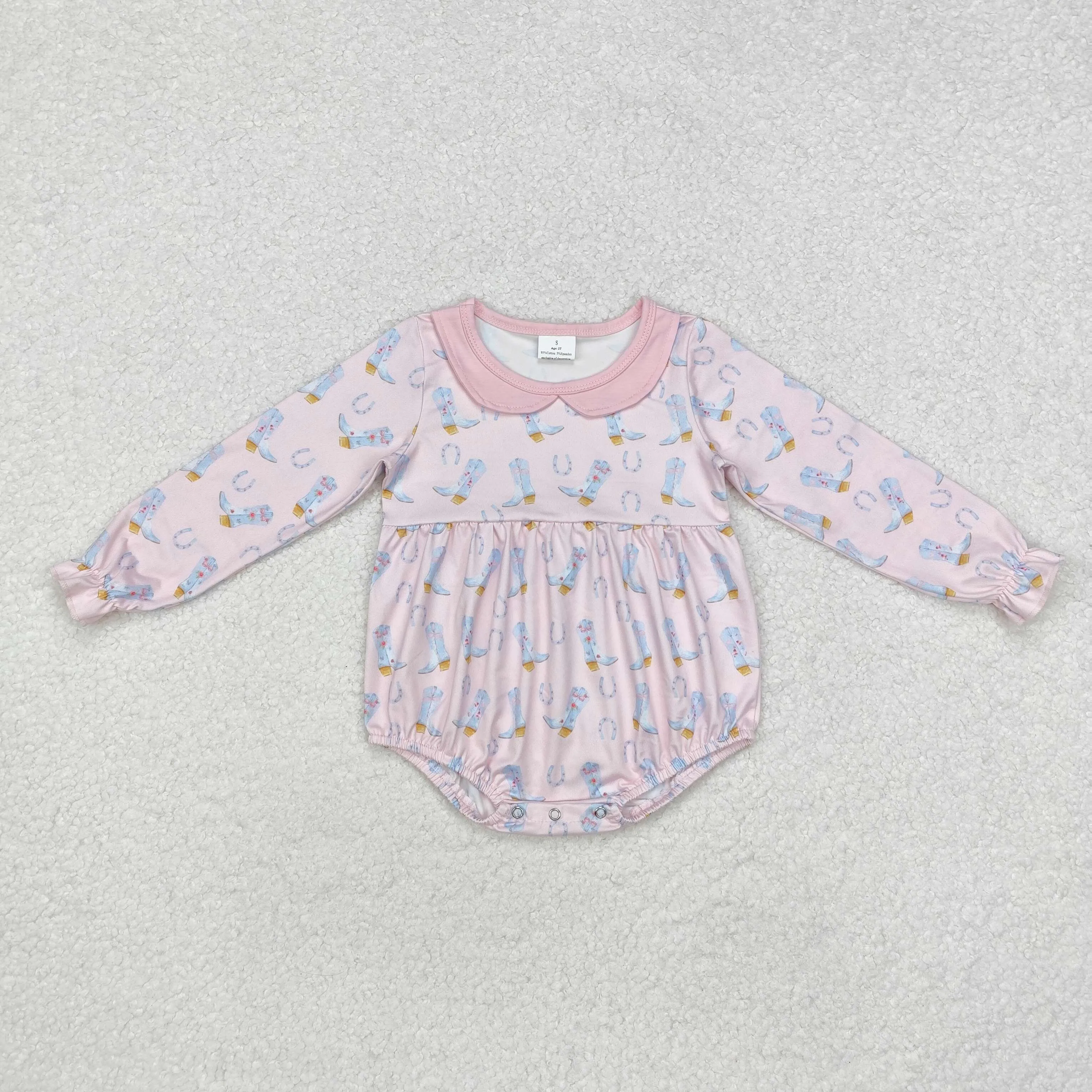 LR2013  western rodeo girl romper 202411 RTS