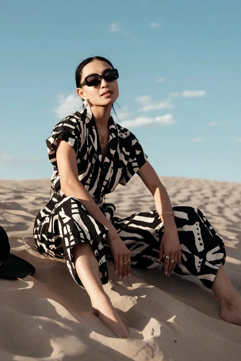 Luca Abstract Print Jumpsuit - FINAL SALE