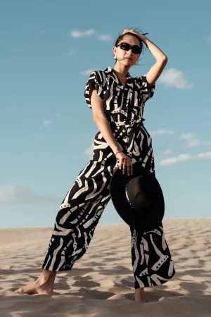 Luca Abstract Print Jumpsuit - FINAL SALE