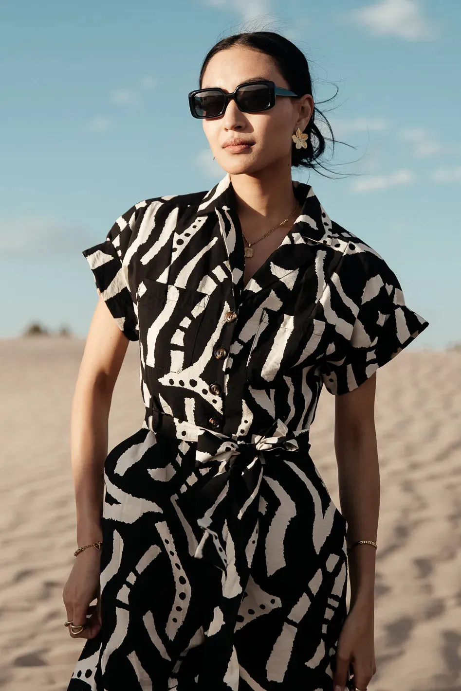 Luca Abstract Print Jumpsuit - FINAL SALE