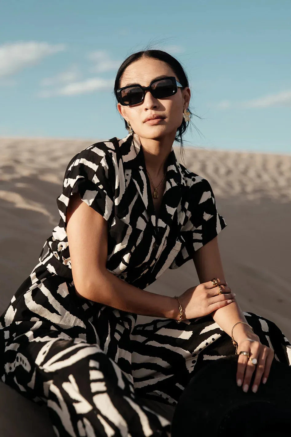Luca Abstract Print Jumpsuit - FINAL SALE