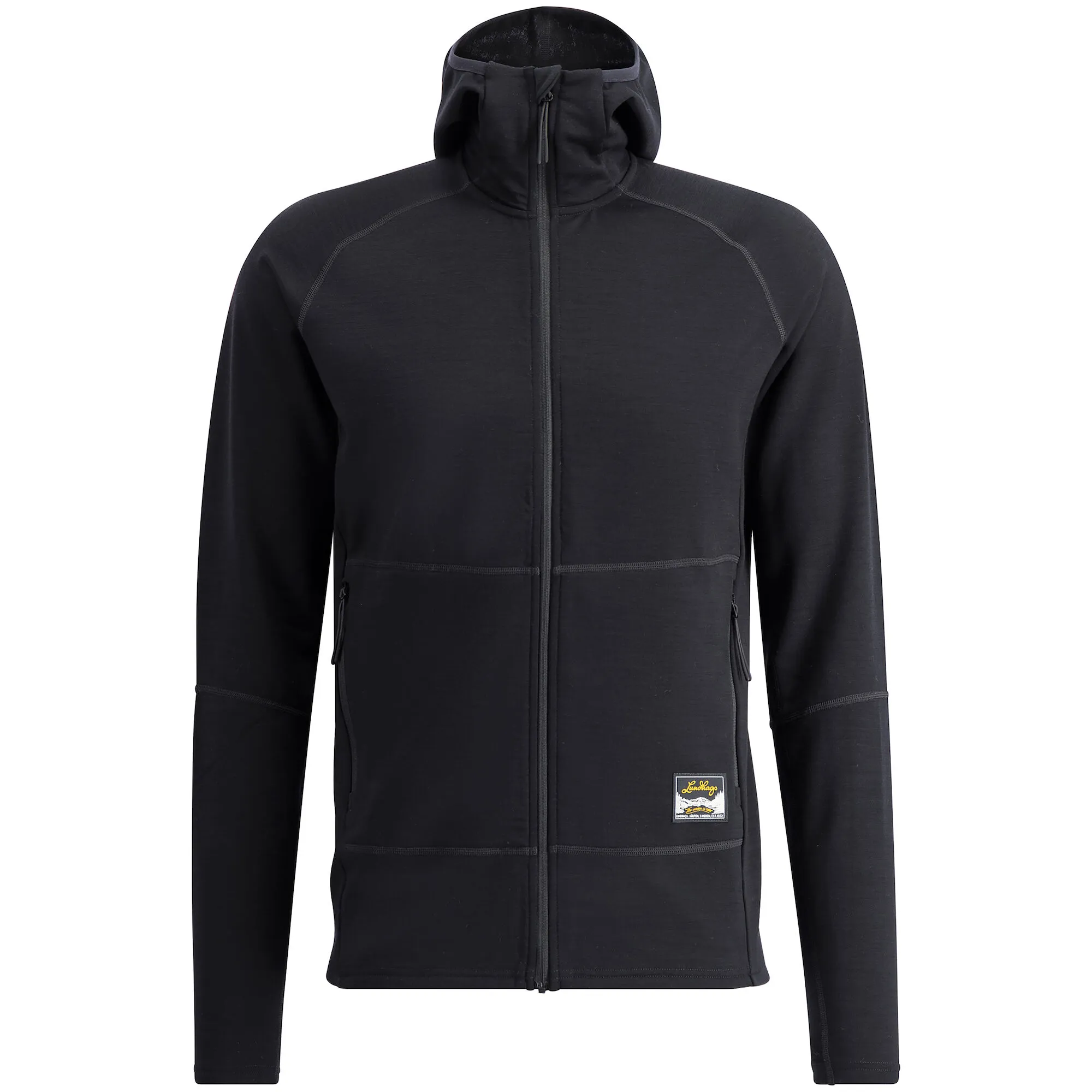 Lundhags Men&#x27;s Tived Merino Hoodie Black | Buy Lundhags Men&#x27;s Tived Merino Hoodie Black here | Outnorth