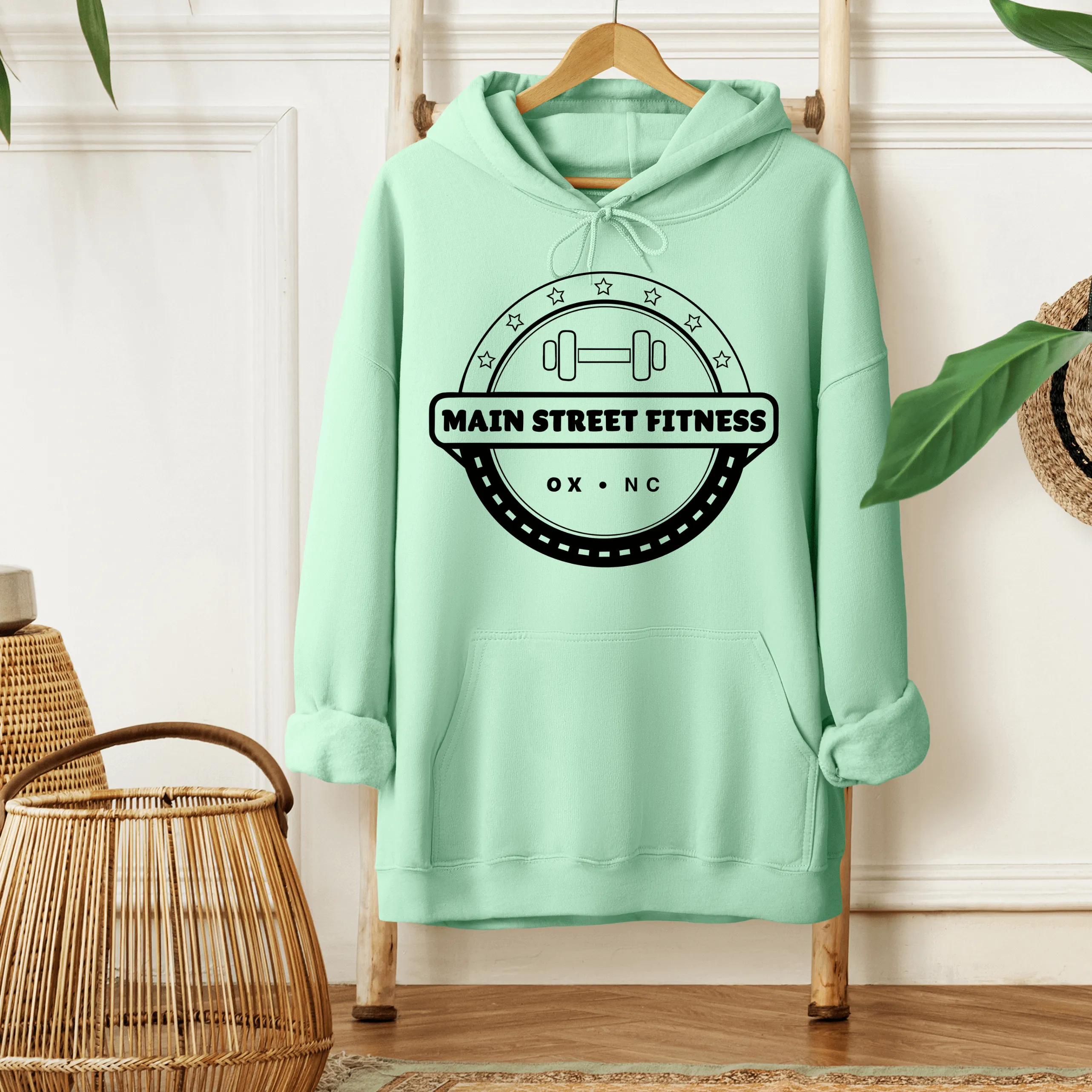 Main Street Fitness Front Pouch Hoodie