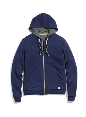 Marine Layer Lined Hoodie Women&#x27;s True Navy WLHZR3