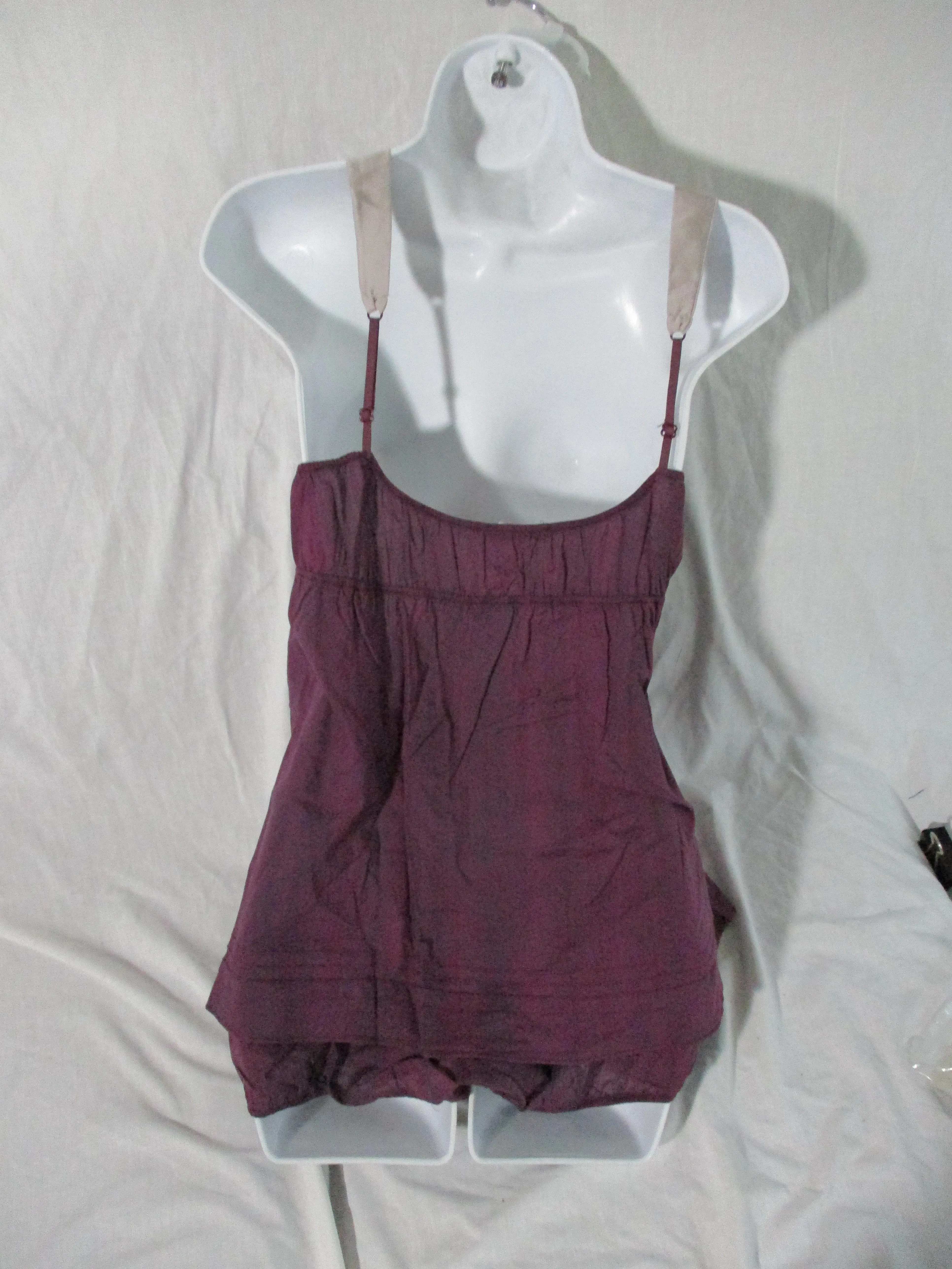 MARNI Tank Short Shorts Cotton Intimate Lingerie Romper Set Cute Purple Italy