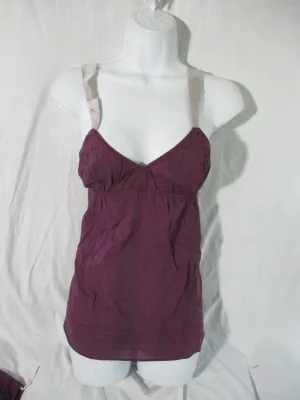 MARNI Tank Short Shorts Cotton Intimate Lingerie Romper Set Cute Purple Italy