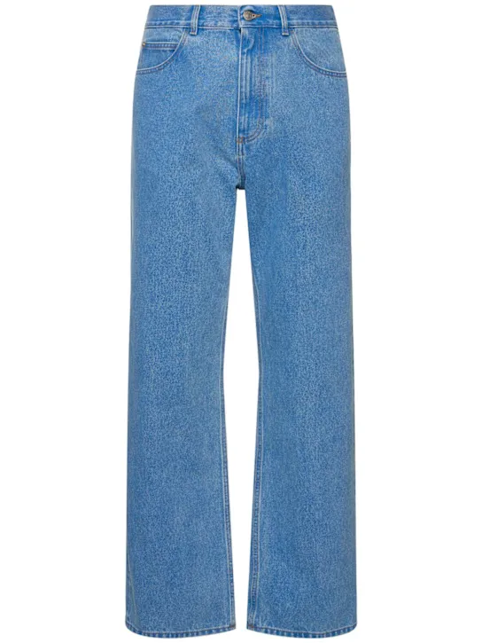 Marni   Wide cotton denim jeans 