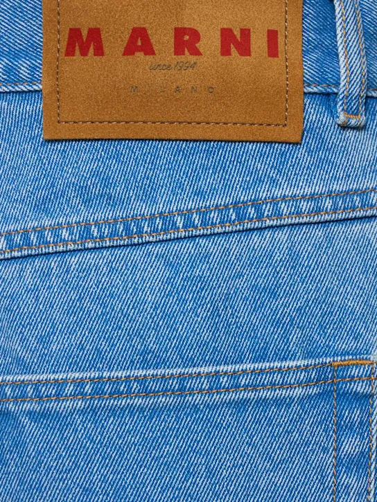 Marni   Wide cotton denim jeans 