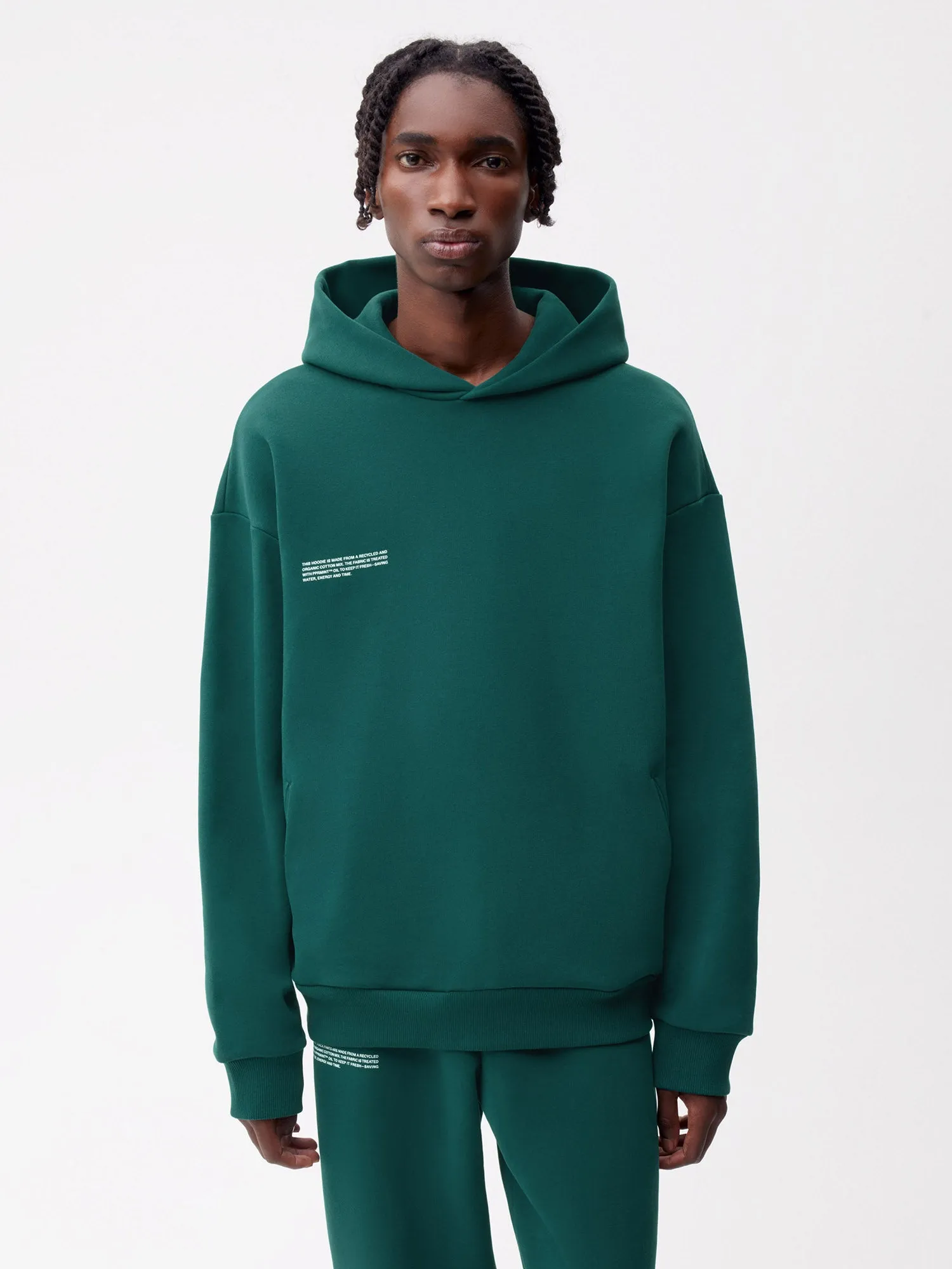 Mens Archive 365 Heavyweight Hoodie—foliage green