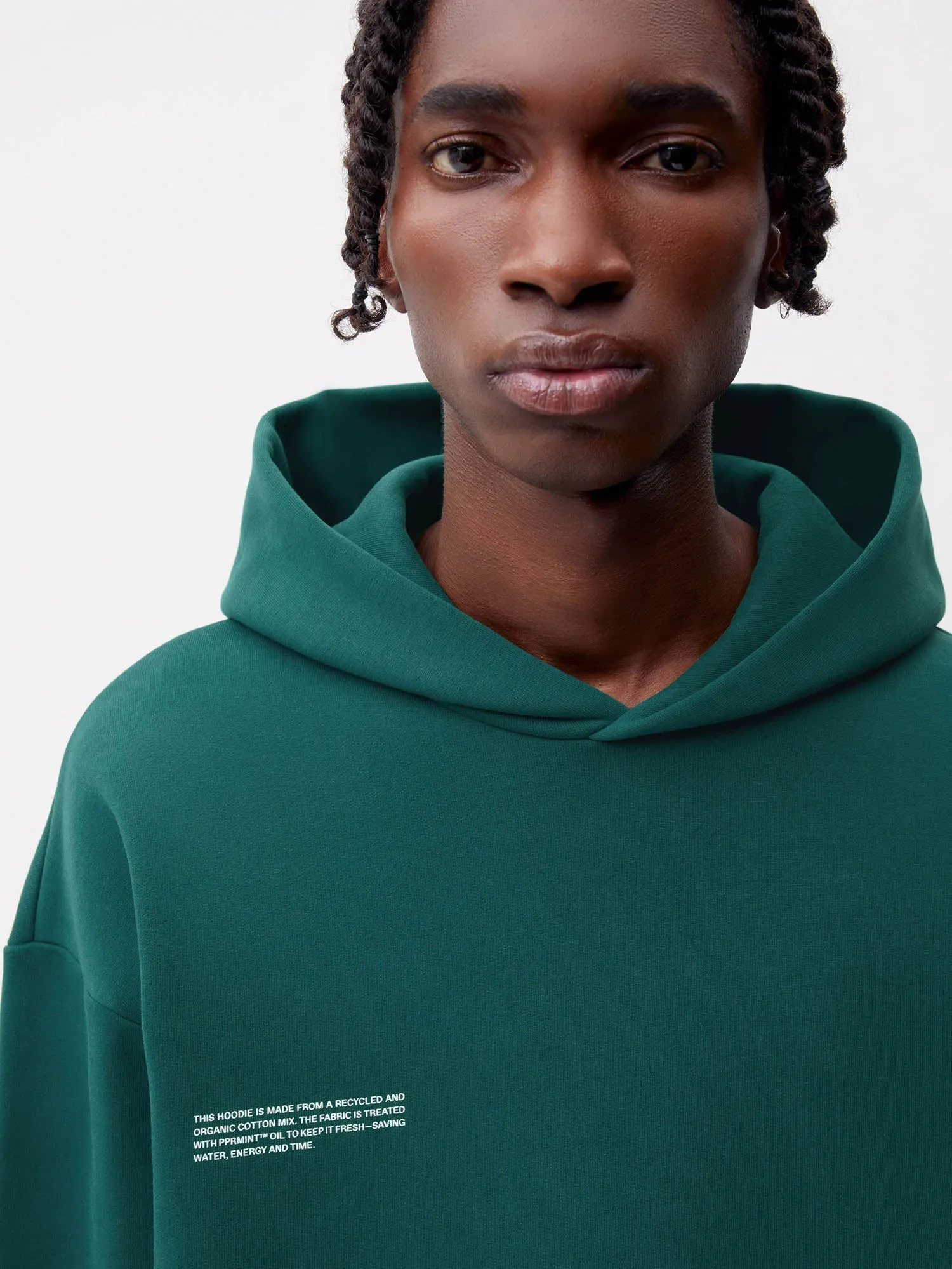 Mens Archive 365 Heavyweight Hoodie—foliage green