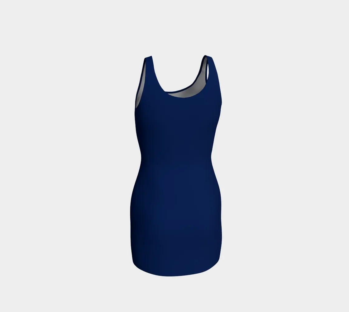 Morning Glory Blue  Bodycon Dress