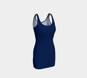 Morning Glory Blue  Bodycon Dress