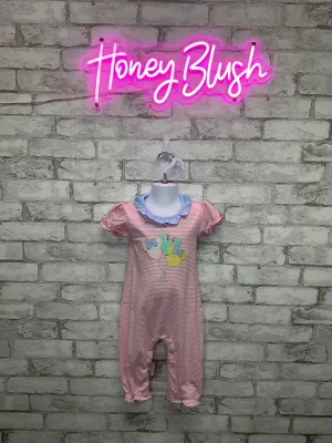 Mouse Balloon Appliqué Girl Romper