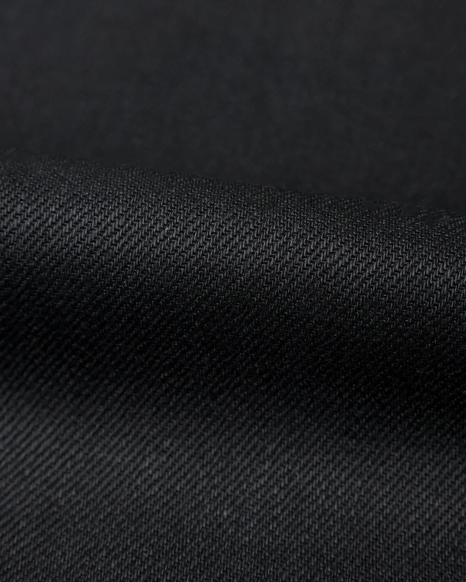 Naked & Famous Weird Guy Regular Tapered Mens Jeans - Black Cobra Stretch Selvedge