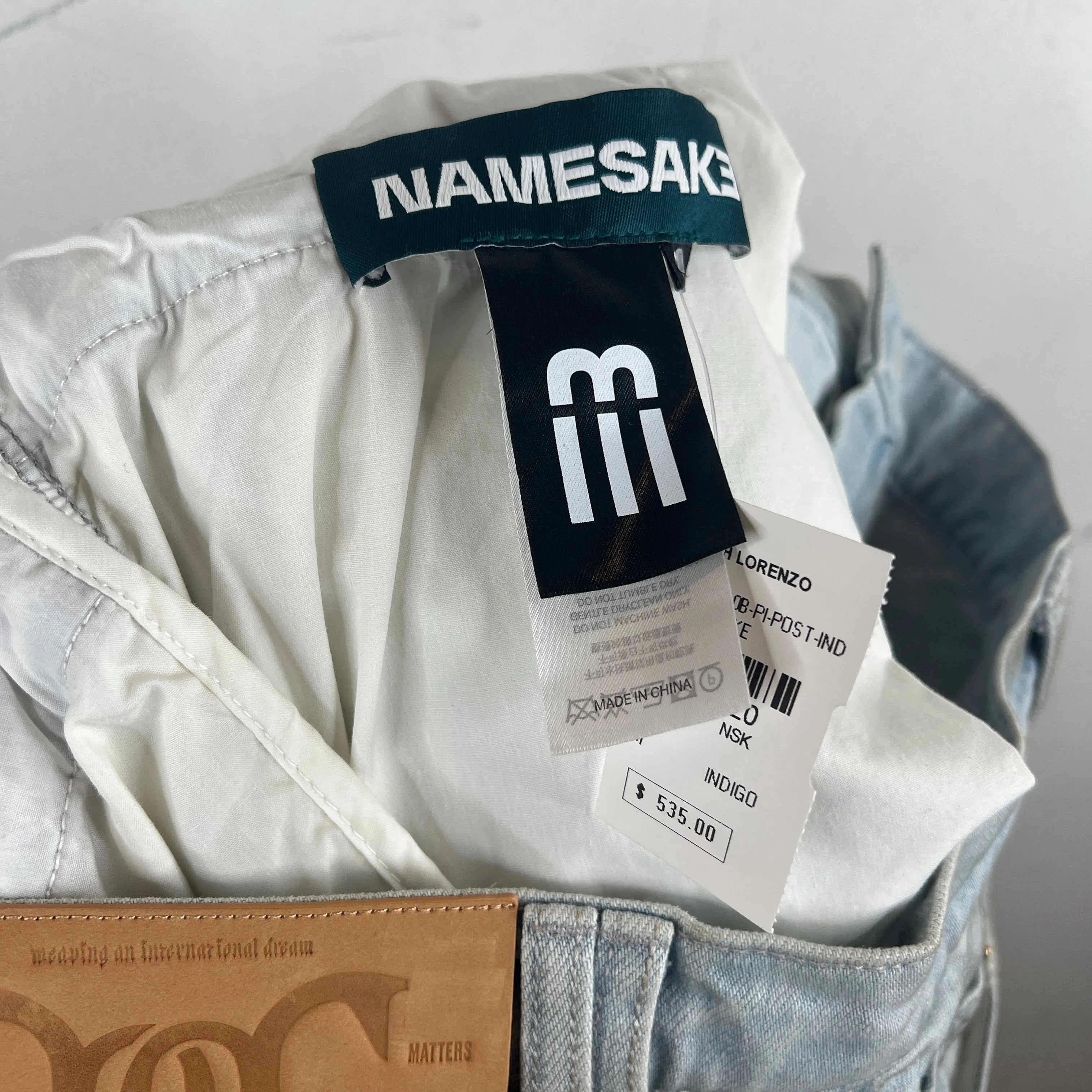 Namesake Baggy Denim Jeans