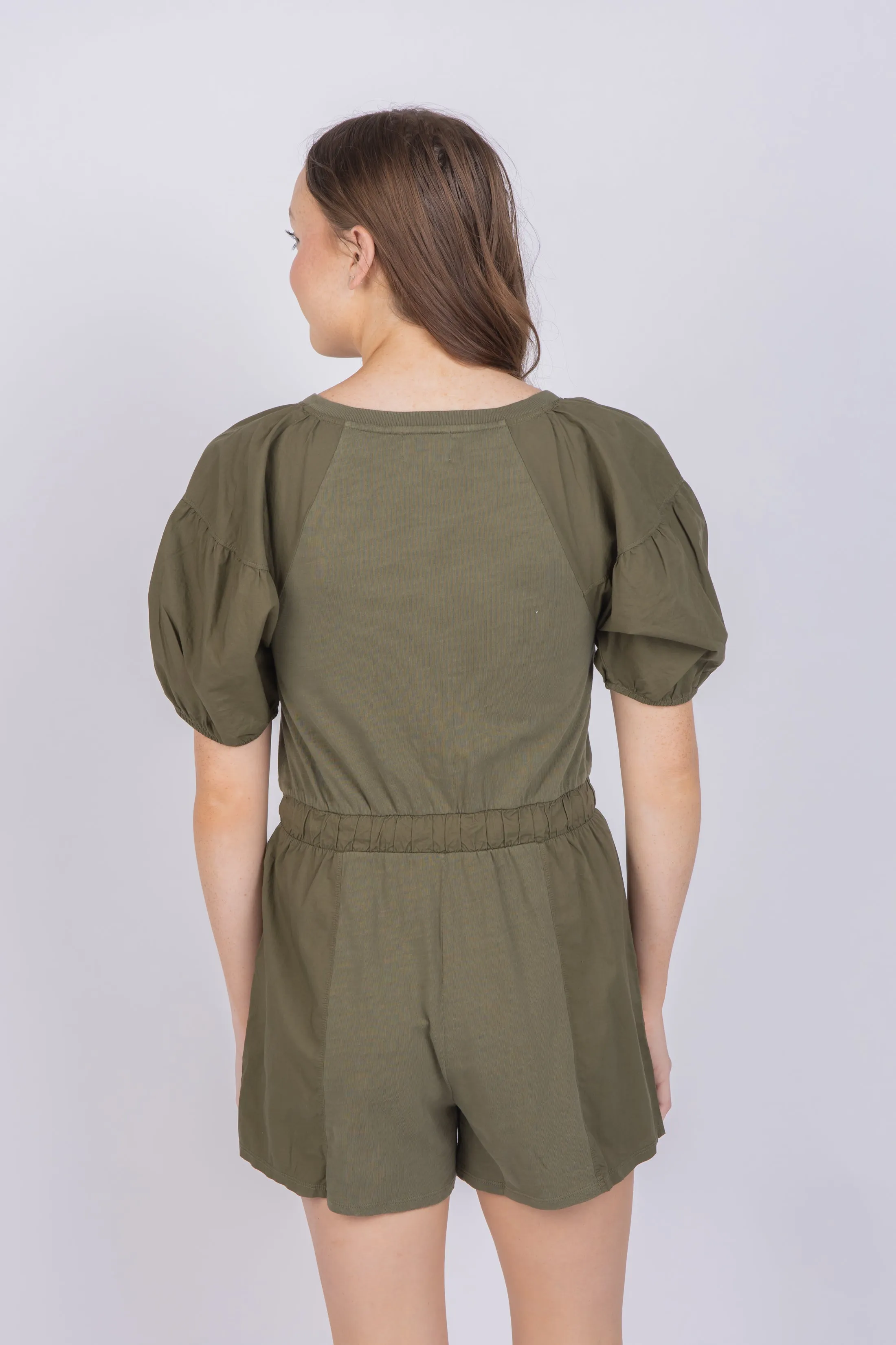 Nation LTD Garner Romper in Ivy