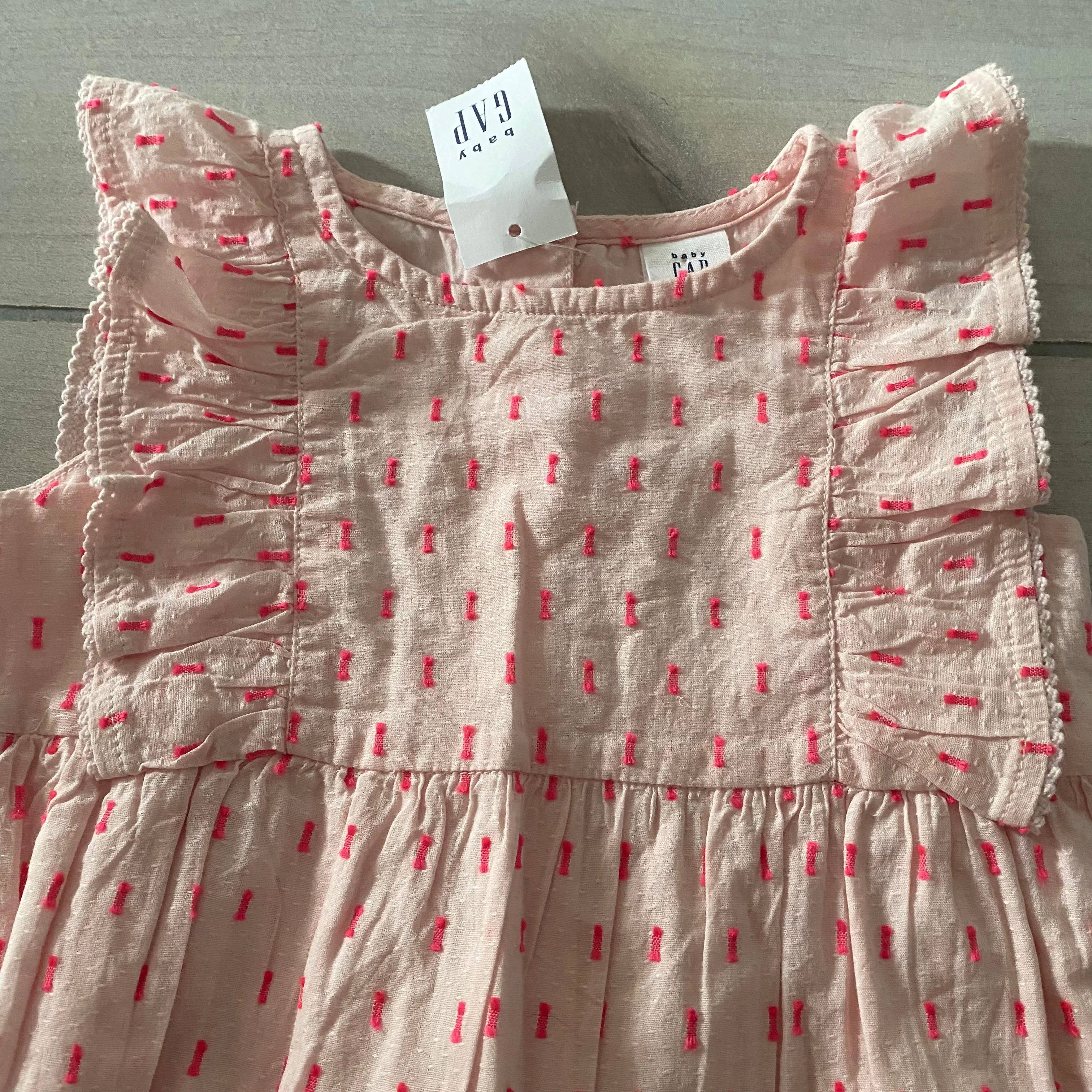 NEW Baby Gap Pink Bubble Romper
